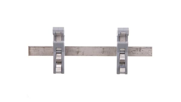 Cu-skinne 10x3mm dl 125mm montering til TH35 til skærmklemmer 790-115