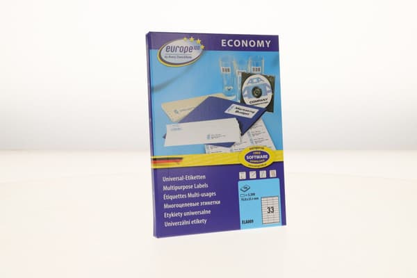 Tarrat Europe100 A4 70x25.4mm valkoinen (100)