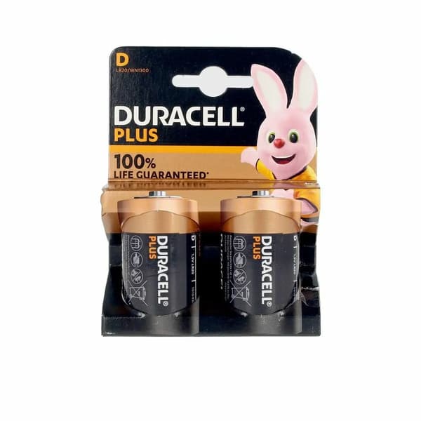 Alkalinebatterier LR20 DURACELL Plus Power (2 stk)