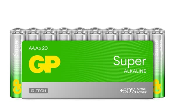 Batterier GP GPPCA24AS540, AAA, 1,5 V, 20 stk