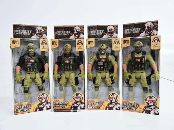 AST. FIGURER, Zolnierz, 30cm, 4 wz., kort.