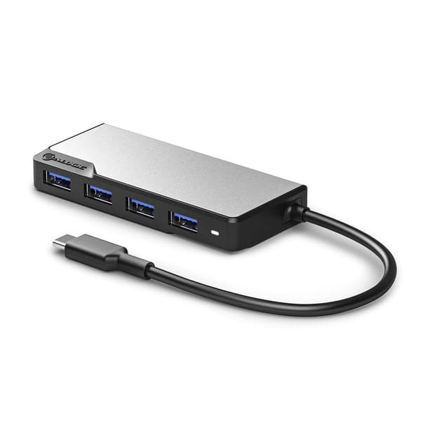 Alogical Adapter USB-C Fusion Swift 4IN1 Hub Grå