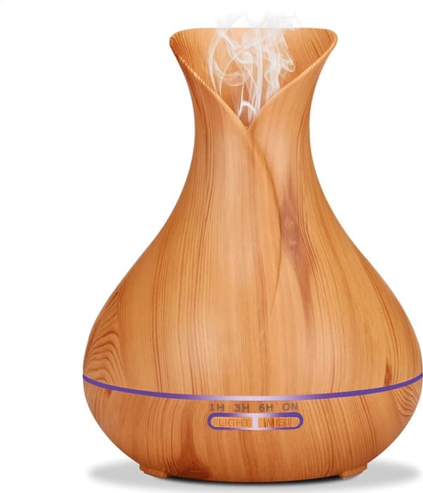 PLATINET AROMA DIFFUSER LUFTFUKTARE LUFTFUKTARE BRUNT LJUST TRÄ [45520]