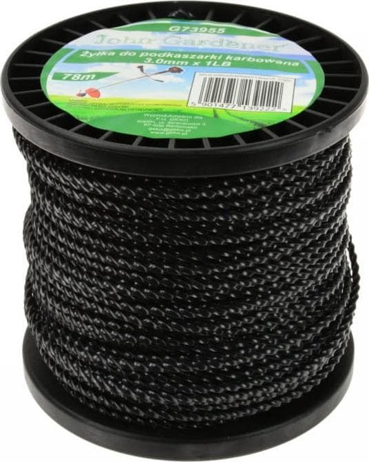 Korrugerad trimmerlina 3,0 mm x 1 lb (24/27)