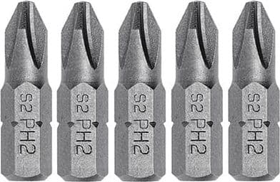 Högert Technik krydsbits 25mm S2 PH2 5 stk (HT1S302)