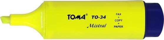 Overstregningstusch Mistral gul (10 stk) TOMA