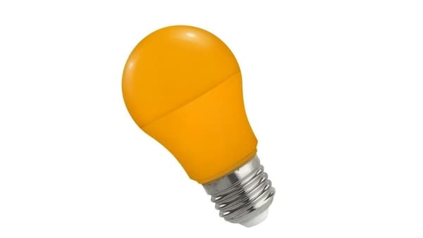 LED-lampa E27 230V 4.9W GLS orange