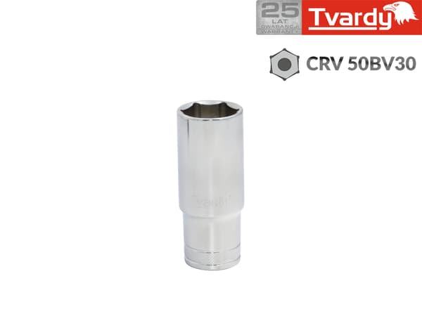 Sekskantet top lang 1/2\" 8 mm TVARDY (10/50)
