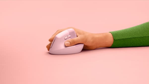 Logitech Lift Rosa Ergonomisk vertikal mus