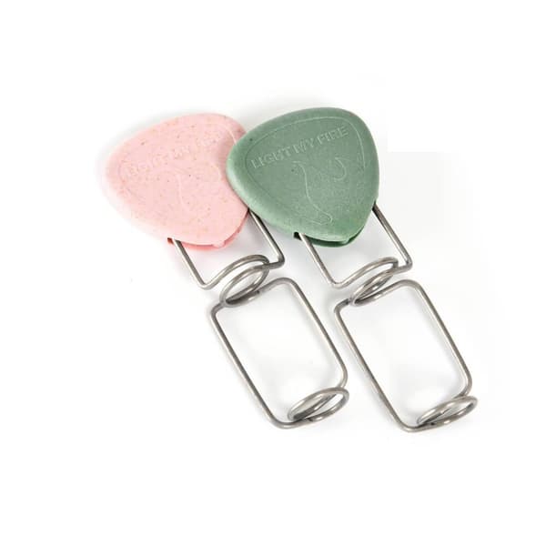 Light My Fire - Bedstefars FireFork BIO Bagespyd 2-pak - SandyGreen/DustyPink - 2302011313
