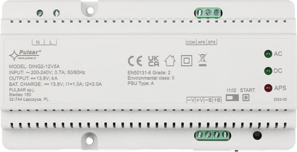 Pulsar SWITCHING BUFFER STRØMFORSYNING DING2-12V5A PULSAR