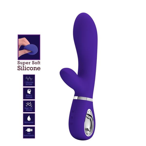 PRETTY LOVE - WALTER PURPLE 7 funktionsvibrationer