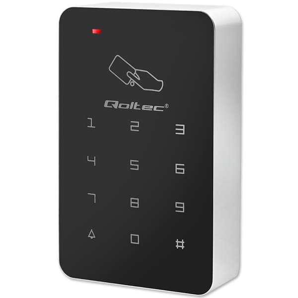 Qoltec FEBE Kombinationslås med RFID-læser | Kode | Kort | Nøglering | EM