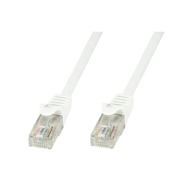 Techly Patchkabel 100% Kobber Techlypro Cat.6 U/UTP, 15m, Hvid