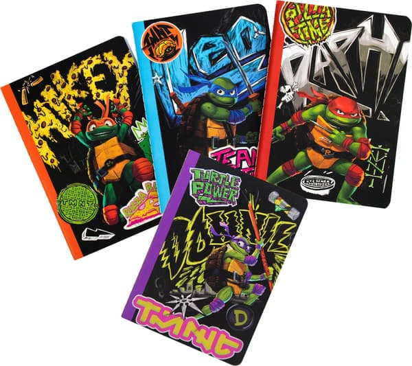 Thumbs Up ThumbSup! Notesbog 4-pak - TMNT