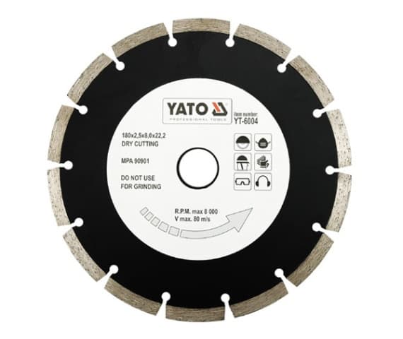 TIMANTTILEIKKUUTERÄ ”SEGMENTTI” - HS 180MM