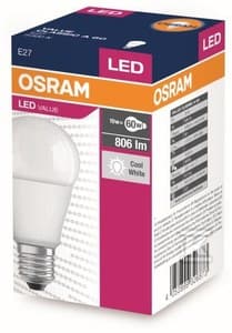ZAR.LED VALUE CLA60 8,5W/865 230V FR E2