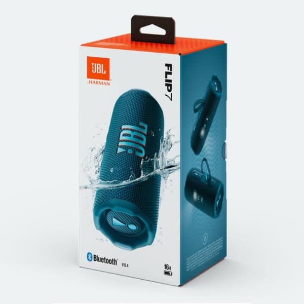 JBL Flip 7 Bluetooth trådløs højttaler blå EU