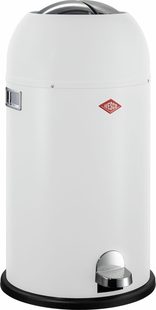 WESCO Kickmaster Soft skraldespand hvid mat