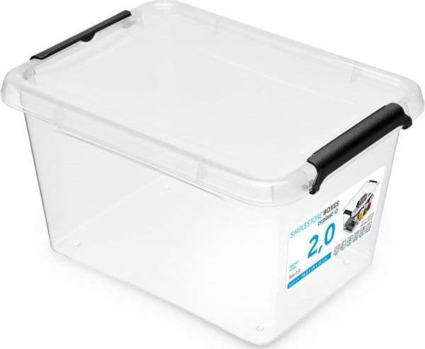 ORPLAST Organizer Transparent Universal Förvaringsbehållare 2 L Orplast SimpleStore universal