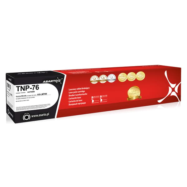 Asarto Toner för Konica-Minolta TNP-76 | ACF0050 | 12000 sid. | svart