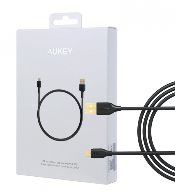 CB-MD1 Sort Quick Charge Micro USB-USB-kabel | 1m | 480 Mbps