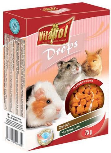 Vitapol DROPSY TIL GNAVERE GULEROD 75g