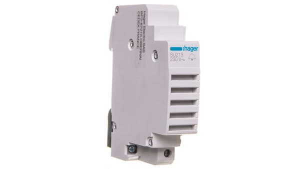 DIN-skena modul dörrklocka 230V signal SU213