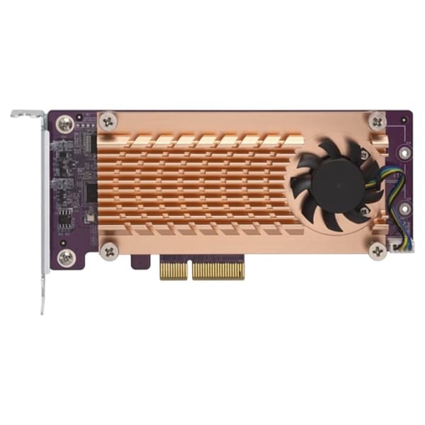 QNAP Dual M.2 SATA SSD-utökning PCIe Gen2 x 2 QM2-2S-220A