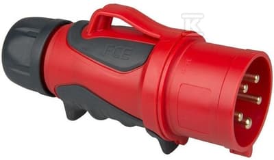 Bærbart stik 32A 5P 400V 6t IP44/54 GRIP 0253-6