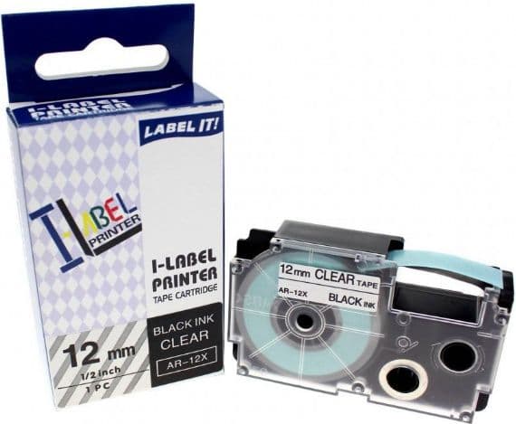 Casio XR-12 X 12 mm sort på klar