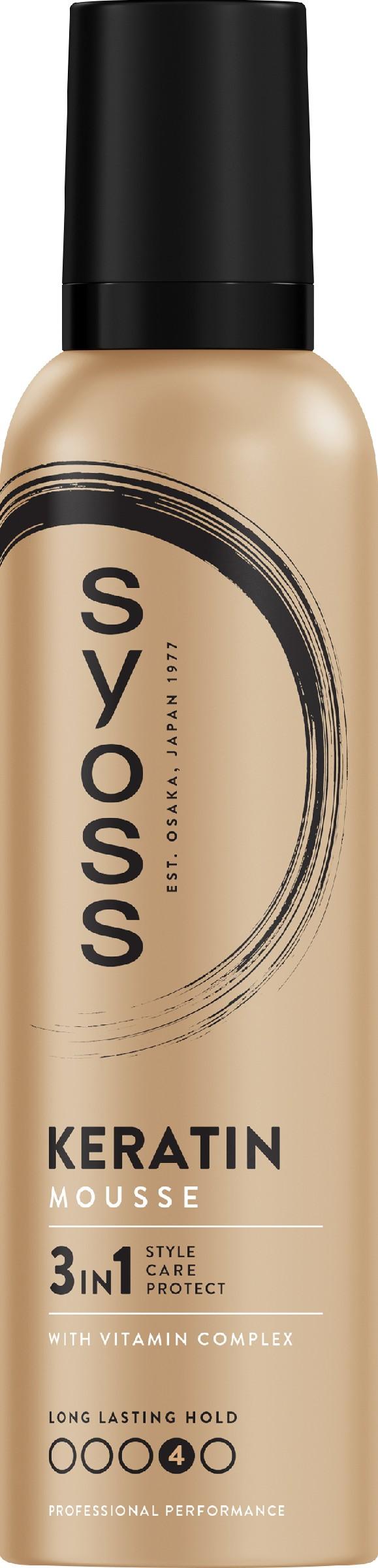 Syoss Keratin Superstrong hårmousse 250 ml