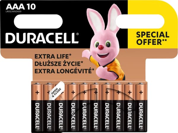 LR03 10BL DURACELL BASIC MN2400