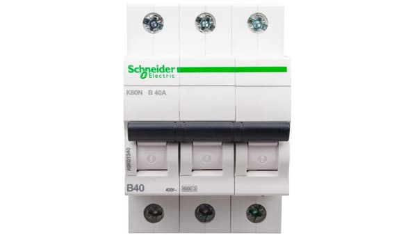 Schneider Electric Strømafbryder 3P B 40A 6kA AC K60N - A9K01340