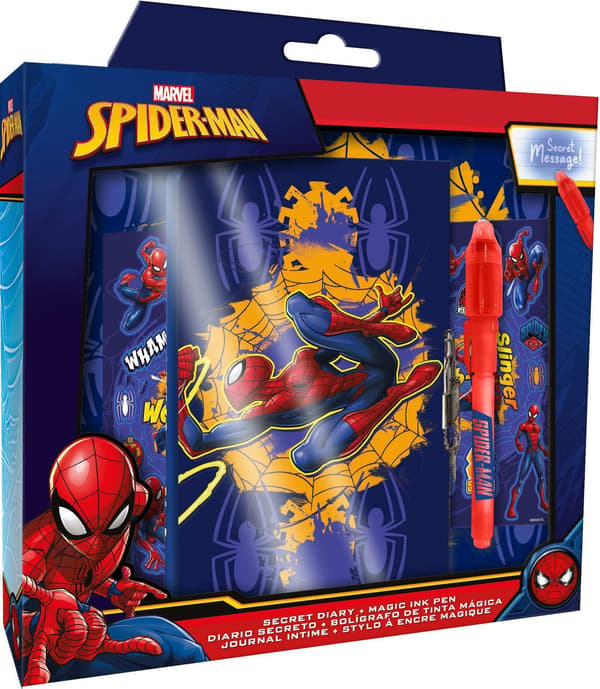 Marvel Spiderman magisk pen dagbog