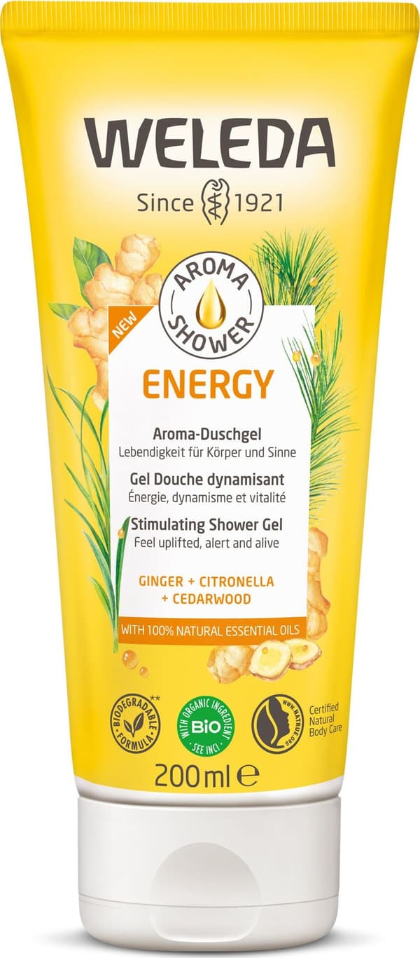 Duschgel Weleda Aroma ShowerEnergy Ginger Energizing (200 ml)