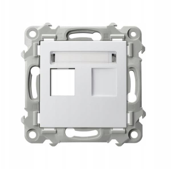 SAPPHIRE Enkelt Keystone Jack Hus Lige Hvid GPK-1z/P/00