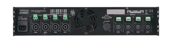 AUDAC SMQ500 Firekanals WaveDynamics™ Effektforstærker 4 x 500 W