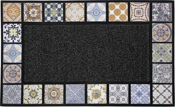 Douceur d`Interieur Dørmåtte, Spansk Mosaik, 45 x 75 cm