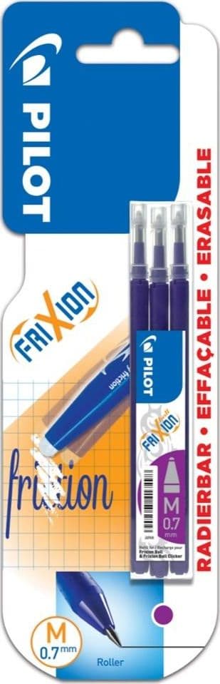 Inkluder FriXion 0.7 lilla 3 stk PILOT