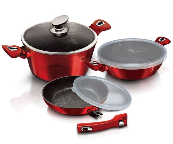 Berlinger Haus SET MED GRYTOR OCH KASSEROLLER BERLINGERHAUS BH-7050