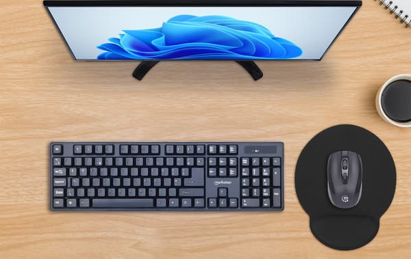 Manhattan Wrist-Rest Mouse Pad, Gel
