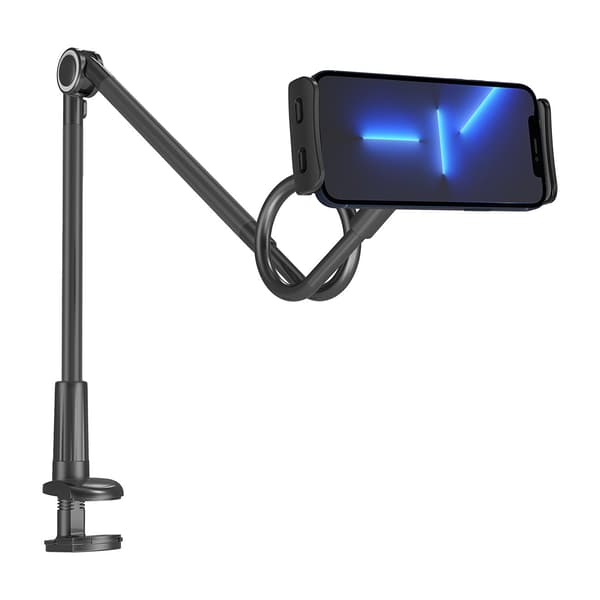 Wozinsky Lang fleksibel telefon- og tablet-holder Sort (WTHBK5)