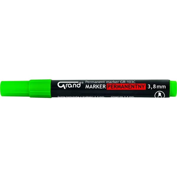 GRAND PERMANENT MARKER GRAND GR-103C, GRØN