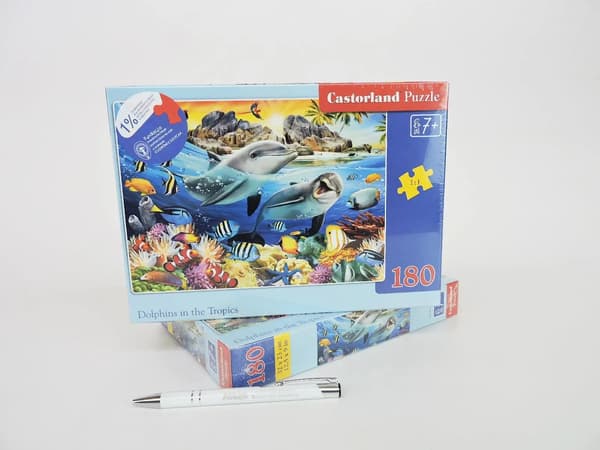 Pussel 180 Delfiner i Tropikerna CASTOR