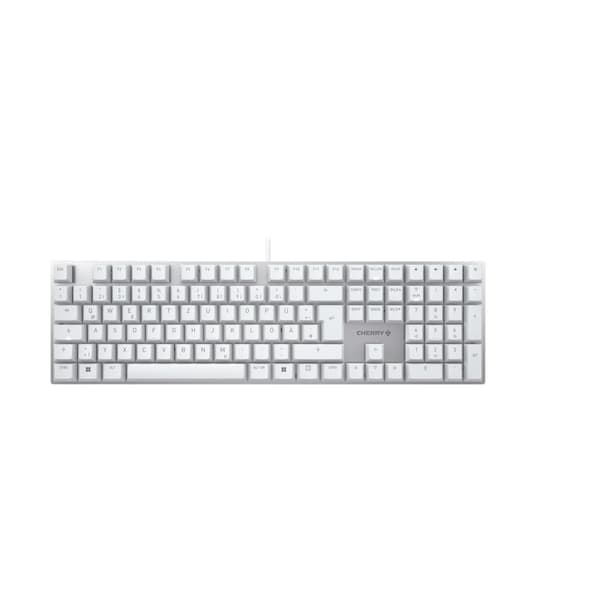 CHERRY Tastatur KC 200 MX MX2A BROWN [DE] hvid/sølv MX2A BROWN Switch