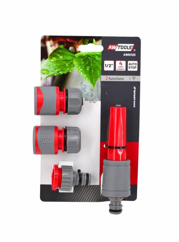AWTOOLS SPRINKLERSET 4 DELAR 3/4\" GUMMIHANDTAG