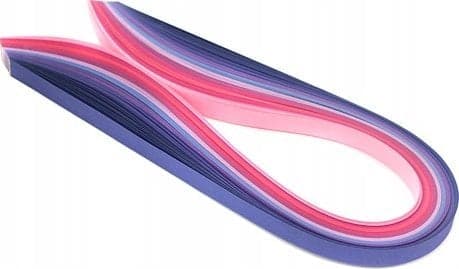 Quillingremsor 5mmx50cm rosa 100st