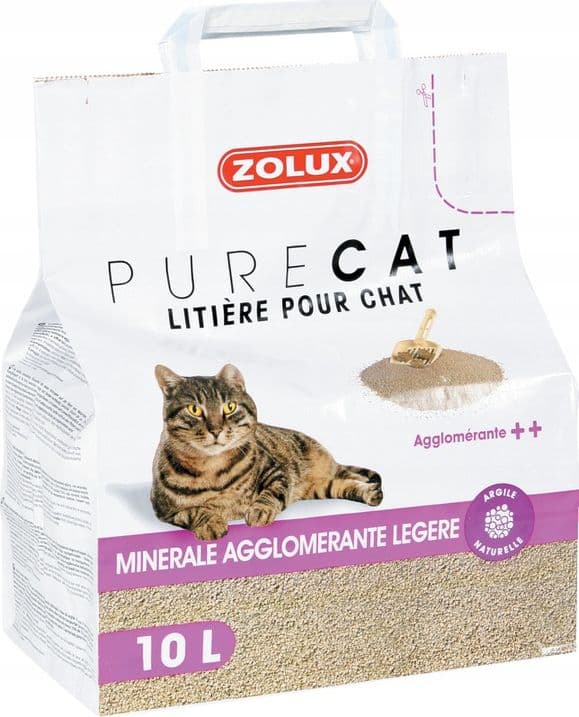 Kattströ Zolux PureCat Natural 10 l