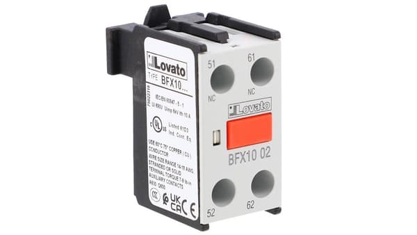 2R hjælpekontakter til kontaktorer BF09... BF150 frontmontering BFX1002